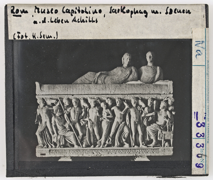 Vorschaubild Museo Capitalino; Sarkophag mit Szenen aus dem Leben Achills Diasammlung